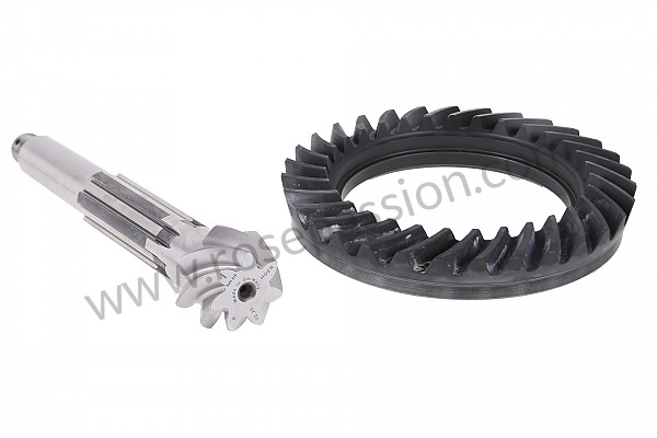 P10532 - Ring gear and pinion shaft for Porsche 356a • 1959 • 1600 (616 / 1 t2) • Speedster a t2 • Manual gearbox, 4 speed