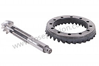 P10532 - Ring gear and pinion shaft for Porsche 356a • 1956 • 1500 carrera gt (547 / 1) • Coupe a t1 • Manual gearbox, 4 speed