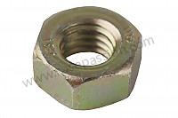 P173092 - Hex nut m6 for Porsche 356C • 1964 • 2000 carrera gs (587 / 1) • Coupe c • Manual gearbox, 4 speed