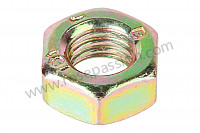 P11307 - Hexagon nut  (left threaded) for Porsche 356B T5 • 1959 • 1600 (616 / 1 t5) • Coupe b t5 • Manual gearbox, 4 speed