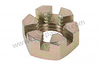 P173945 - Castle nut for Porsche 356a • 1957 • 1300 (506 / 2) • Cabrio a t1 • Manual gearbox, 4 speed