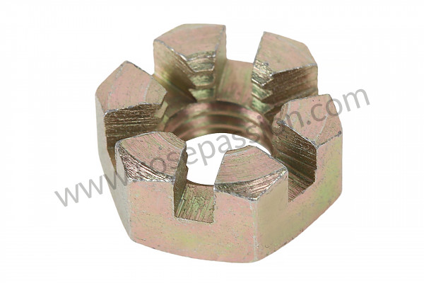 P173945 - Castle nut for Porsche 356a • 1957 • 1300 (506 / 2) • Cabrio a t1 • Manual gearbox, 4 speed