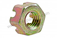 P11330 - Castle nut for Porsche 912 • 1966 • 912 1.6 • Coupe • Manual gearbox, 5 speed