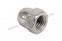 P277220 - Cap nut for Porsche 356a • 1956 • 1300 s (589 / 2) • Coupe a t1 • Manual gearbox, 4 speed