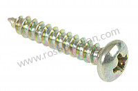 P11683 - Oval-head sheetmetal screw for Porsche 928 • 1978 • 928 4.5 • Coupe • Automatic gearbox