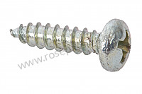 P11724 - Oval-head sheetmetal screw for Porsche 928 • 1982 • 928 4.5 • Coupe • Automatic gearbox