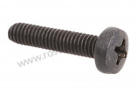 P11825 - Oval-head screw for Porsche 924 • 1987 • 924s 2.5 • Coupe • Manual gearbox, 5 speed