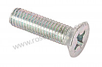 P11851 - Countersunk-head screw for Porsche 356a • 1955 • 1300 s (589 / 2) • Coupe a t1 • Manual gearbox, 4 speed