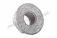 P125166 - Hexagon nut for Porsche 993 Turbo • 1995 • 993 turbo • Coupe • Manual gearbox, 6 speed