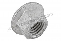 P125167 - Hexagon nut for Porsche 997-1 / 911 Carrera • 2008 • 997 c2 • Coupe • Manual gearbox, 6 speed