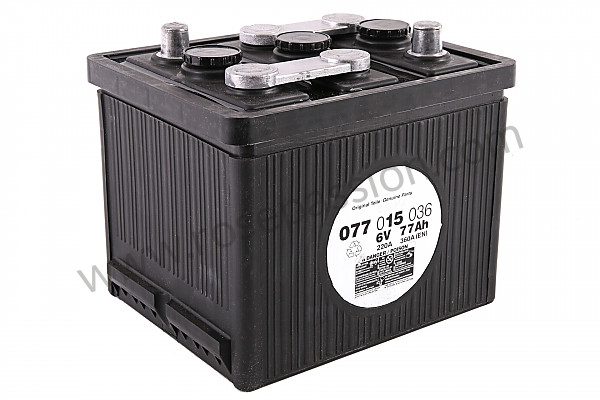 P204229 - Battery for Porsche 356C • 1963 • 1600 c (616 / 15) • Coupe karmann c • Manual gearbox, 4 speed