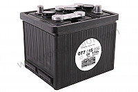 P204229 - Battery for Porsche 356B T6 • 1961 • 1600 super 90 (616 / 7 t6) • Karmann hardtop coupe b t6 • Manual gearbox, 4 speed