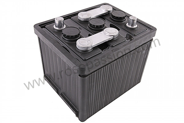 P204229 - Battery for Porsche 356B T6 • 1961 • 1600 s (616 / 12 t6) • Karmann hardtop coupe b t6 • Manual gearbox, 4 speed