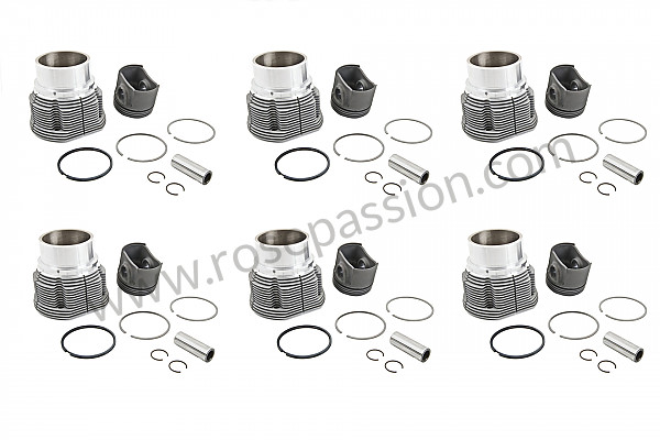 P400289 - CYLINDER WITH PISTONS for Porsche 