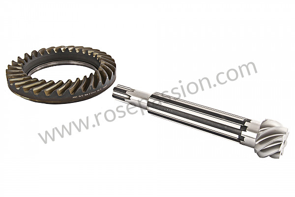 P13011 - Ring gear and pinion shaft for Porsche 914 • 1976 • 914 / 4 1.8 carbu • Manual gearbox, 5 speed