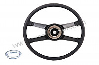 P213542 - 40 cm leather steering wheel, 911 for Porsche 912 • 1967 • 912 1.6 • Targa • Manual gearbox, 4 speed