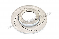 P137370 - Perforated front brake disc for Porsche 912 • 1967 • 912 1.6 • Coupe • Manual gearbox, 4 speed