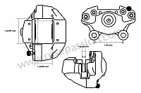 P277909 - Festsattel rechts ohne belag für Porsche 912 • 1967 • 912 1.6 • Targa • 4-gang-handschaltgetriebe