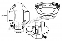 P277936 - Calipador traseiro direito 911 69 t + 912 69 para Porsche 911 Classic • 1969 • 2.0t • Targa • Caixa manual 5 velocidades