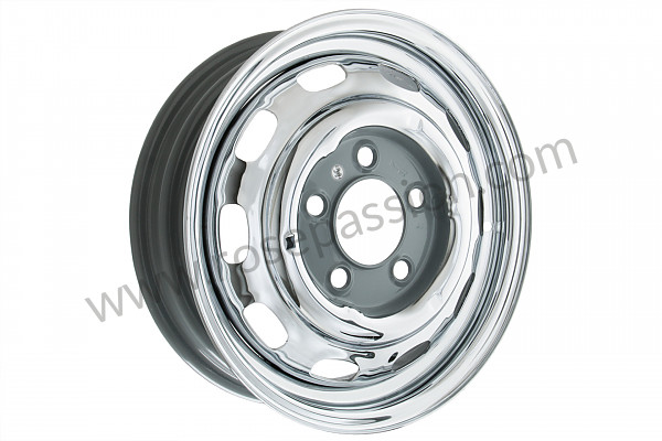 P173607 - 15 x 4.5 inch disc brake steel rim silver chrome finish, 42 mm offset. made in the usa with factory tools. for 356c 911 912 for Porsche 911 Classic • 1971 • 2.2t • Targa • Manual gearbox, 5 speed