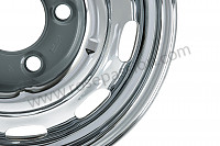 P173607 - 15 x 4.5 inch disc brake steel rim silver chrome finish, 42 mm offset. made in the usa with factory tools. for 356c 911 912 for Porsche 356C • 1964 • 2000 carrera gs (587 / 1) • Coupe c • Manual gearbox, 4 speed