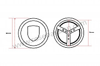 P13292 - Hub cap for Porsche 912 • 1969 • 912 1.6 • Coupe • Manual gearbox, 4 speed