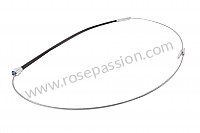 P10376 - Parking-brake cable for Porsche 356C • 1964 • 1600 sc (616 / 16) • Coupe reutter c • Manual gearbox, 4 speed