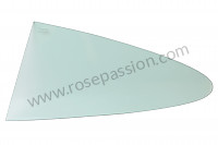 P278503 - Side window glass green for Porsche 911 G • 1975 • 2.7 • Coupe • Manual gearbox, 4 speed