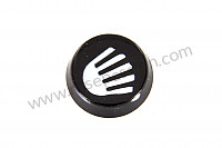 P173709 - Cap with symbol for Porsche 912 • 1966 • 912 1.6 • Coupe • Manual gearbox, 4 speed