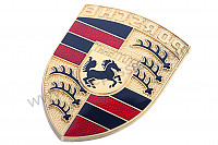 P13853 - Emblema da tampa para Porsche 911 Turbo / 911T / GT2 / 965 • 1983 • 3.3 turbo • Coupe • Caixa manual 4 velocidades