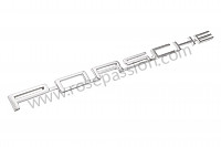 P173554 - Monogramme porsche pour Porsche 