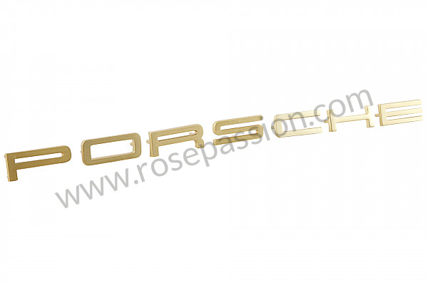 P13855 - Monogram porsche verguld voor Porsche 
