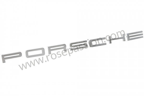 P13856 - Monogram porsche chroom voor Porsche 912 • 1966 • 912 1.6 • Coupe • Manuele bak 4 versnellingen