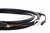 P14110 - Wiring harness for number plate light for Porsche 912 • 1967 • 912 1.6 • Coupe • Manual gearbox, 4 speed