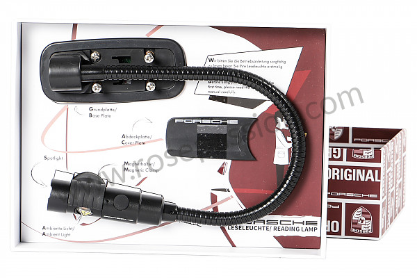 P1035940 - LAMPE DE LECTURE LED - NOIR XXXに対応 Porsche 993 / 911 Carrera • 1996 • 993 carrera 2 • Coupe