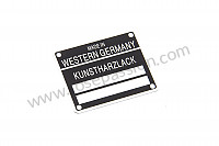 P124976 - Badge for Porsche 911 G • 1974 • 2.7s • Coupe • Manual gearbox, 5 speed