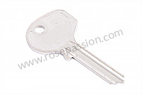 P252811 - Blank key for Porsche 911 Classic • 1968 • 2.0t • Coupe • Manual gearbox, 4 speed