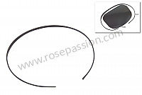 P252910 - Pakking schoen afwerking bumper voor Porsche 912 • 1968 • 912 1.6 • Targa • Manuele bak 5 versnellingen