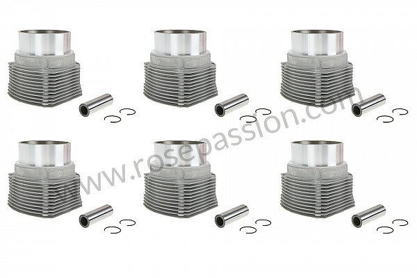 P14756 - Cylinder with pistons for Porsche 911 Classic • 1970 • 2.2e • Targa • Automatic gearbox