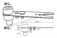 P15337 - Trekstang arm voor Porsche 911 G • 1976 • 2.7 • Targa • Manuele bak 4 versnellingen