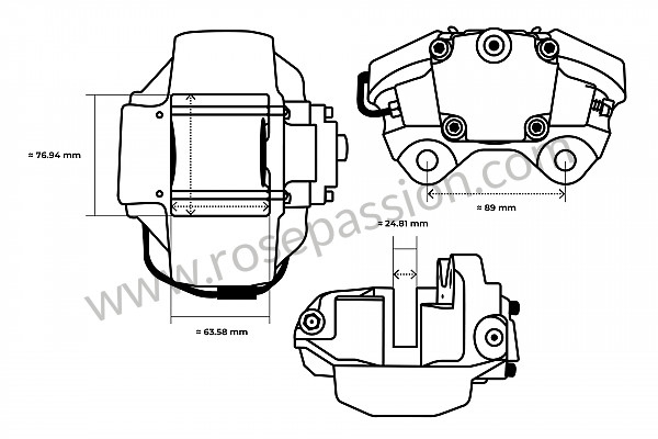P15498 - Fixed calliper for Porsche 911 G • 1974 • 2.7s • Targa • Manual gearbox, 5 speed
