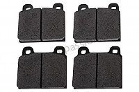 P72673 - Brake pads (full set of 4) for Porsche 911 Classic • 1969 • 2.0t • Targa • Automatic gearbox