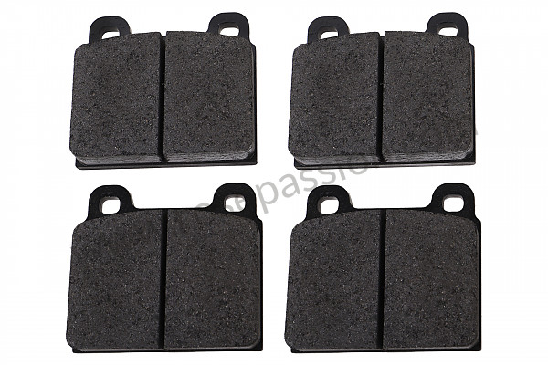 P72673 - Brake pads (full set of 4) for Porsche 911 G • 1974 • 2.7s • Coupe • Manual gearbox, 4 speed