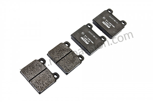 P72794 - Brake pads (set of 4) for Porsche 914 • 1970 • 914 / 6 • Manual gearbox, 5 speed