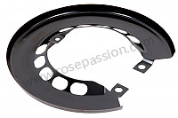 P15510 - Supporting plate for Porsche 911 Classic • 1973 • 2.4s • Targa • Manual gearbox, 5 speed