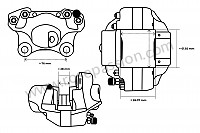 P15515 - Étrier frein pour Porsche 