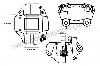 P15518 - Étrier frein pour Porsche 911 Classic • 1972 • 2.4s • Targa • Boite manuelle 4 vitesses