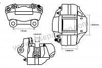 P15519 - Étrier frein pour Porsche 