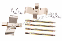 P15526 - Kit fixation plaquettes arri&egrave;re pour Porsche 