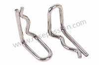 P15526 - Kit fixation plaquettes arri&egrave;re pour Porsche 